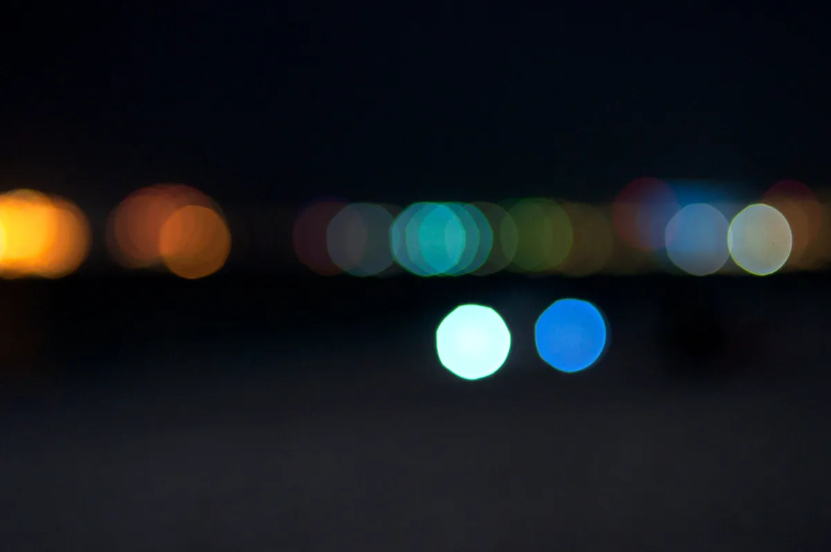 Nighttime picnic at the beach