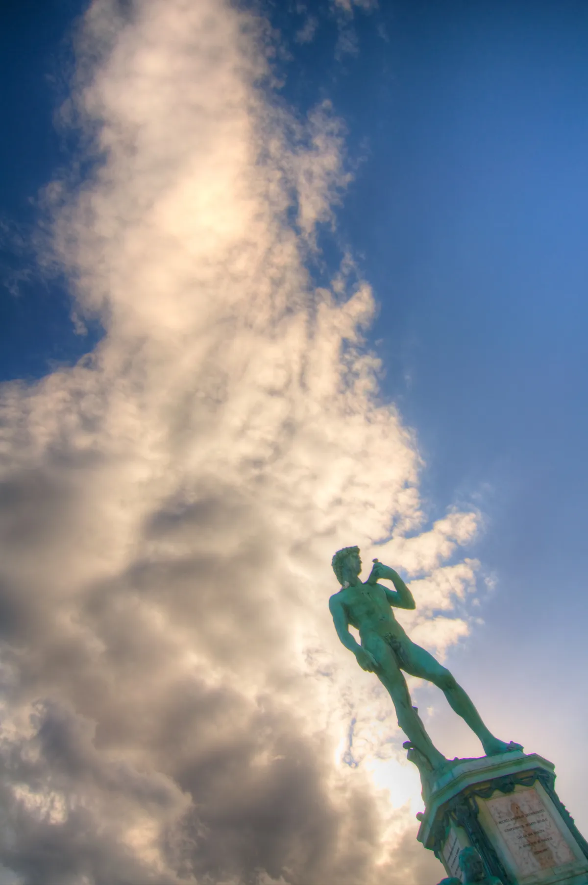 Copy of Michelangelo's David at Michelangelo Plaza