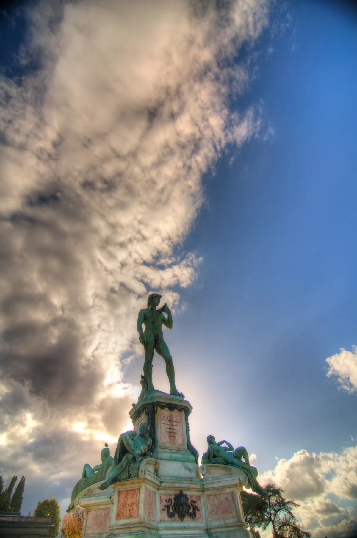 Copy of Michelangelo's David at Michelangelo Plaza