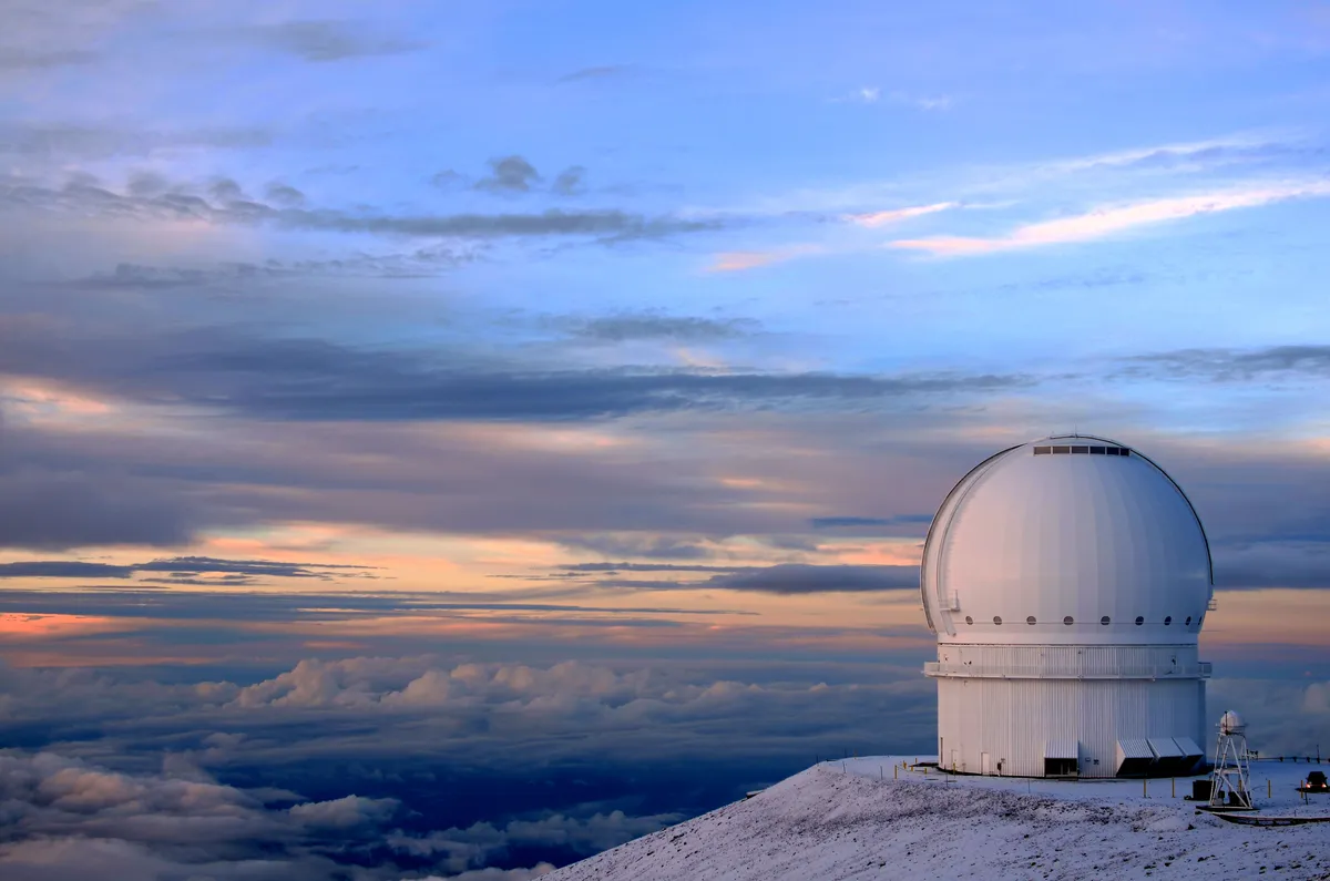 above the clouds, below the stars