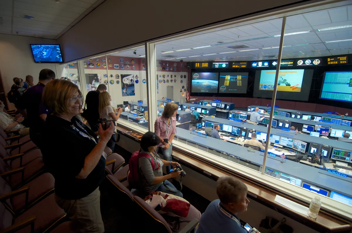 Folks are very excited to listen and watch the fine folks oversee the operation of the International Space Station