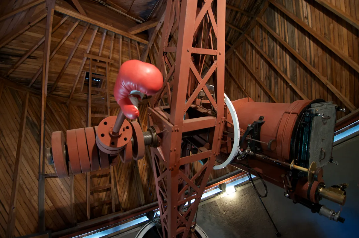 Telescope used by Clyde Tombough who discovered Pluto