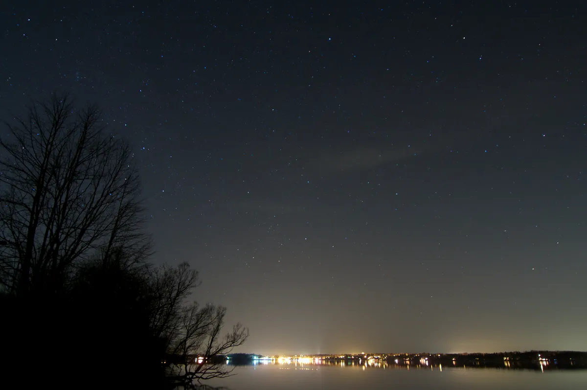 View of Skaneateles village from the boat launch
