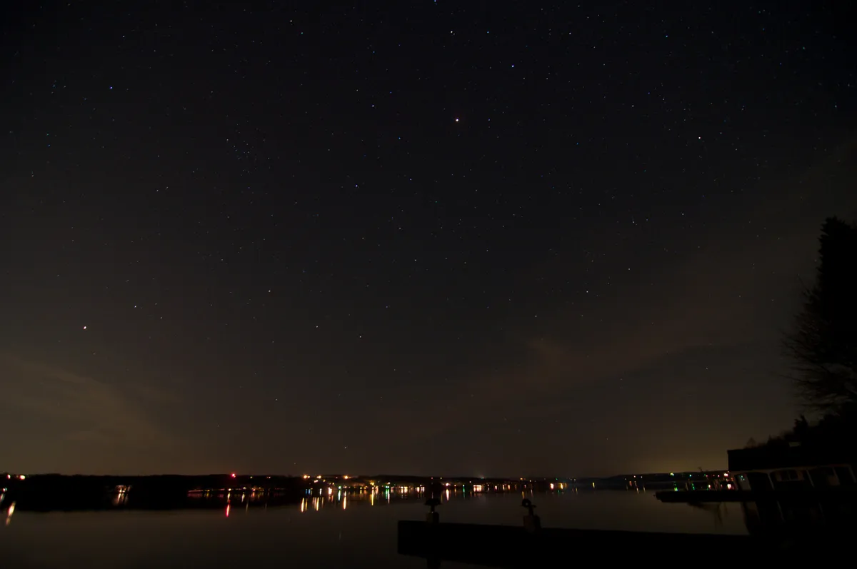 View of Skaneateles lake from the boat launch