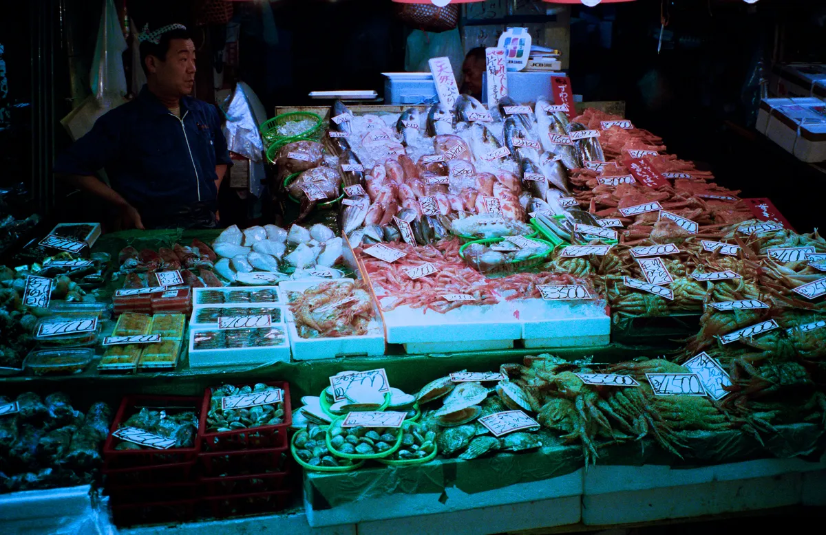 Fish market in Kanazawa