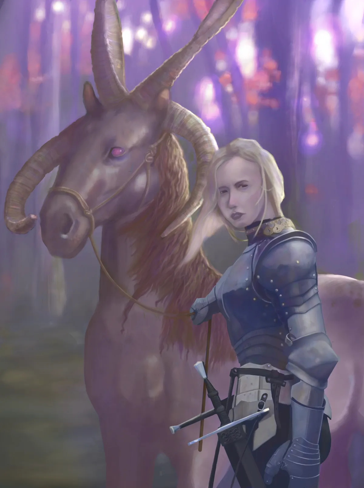 Knight and Her Mount