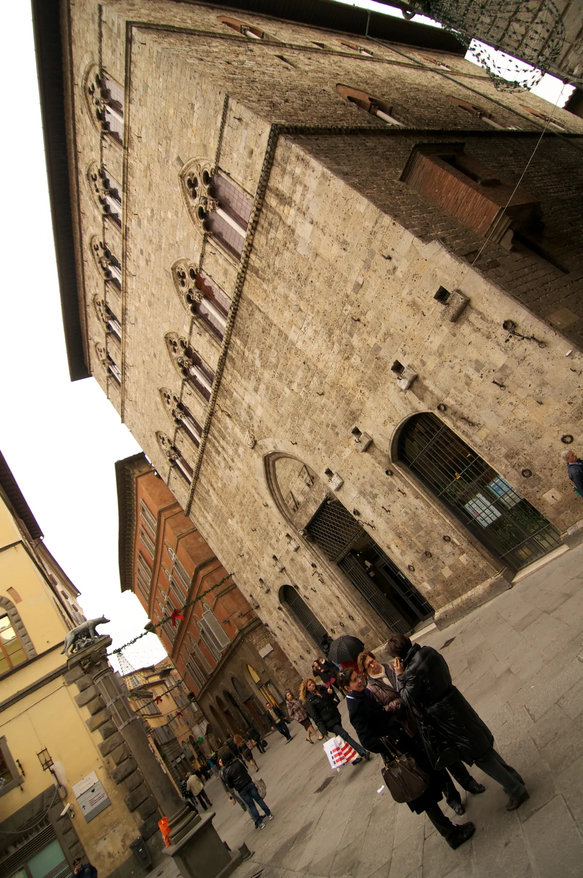 On the streets of Siena