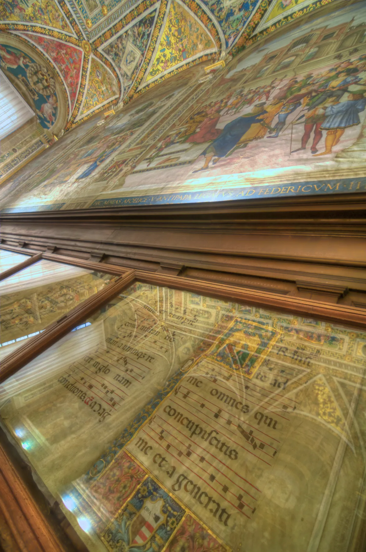 Library within Duomo di Siena